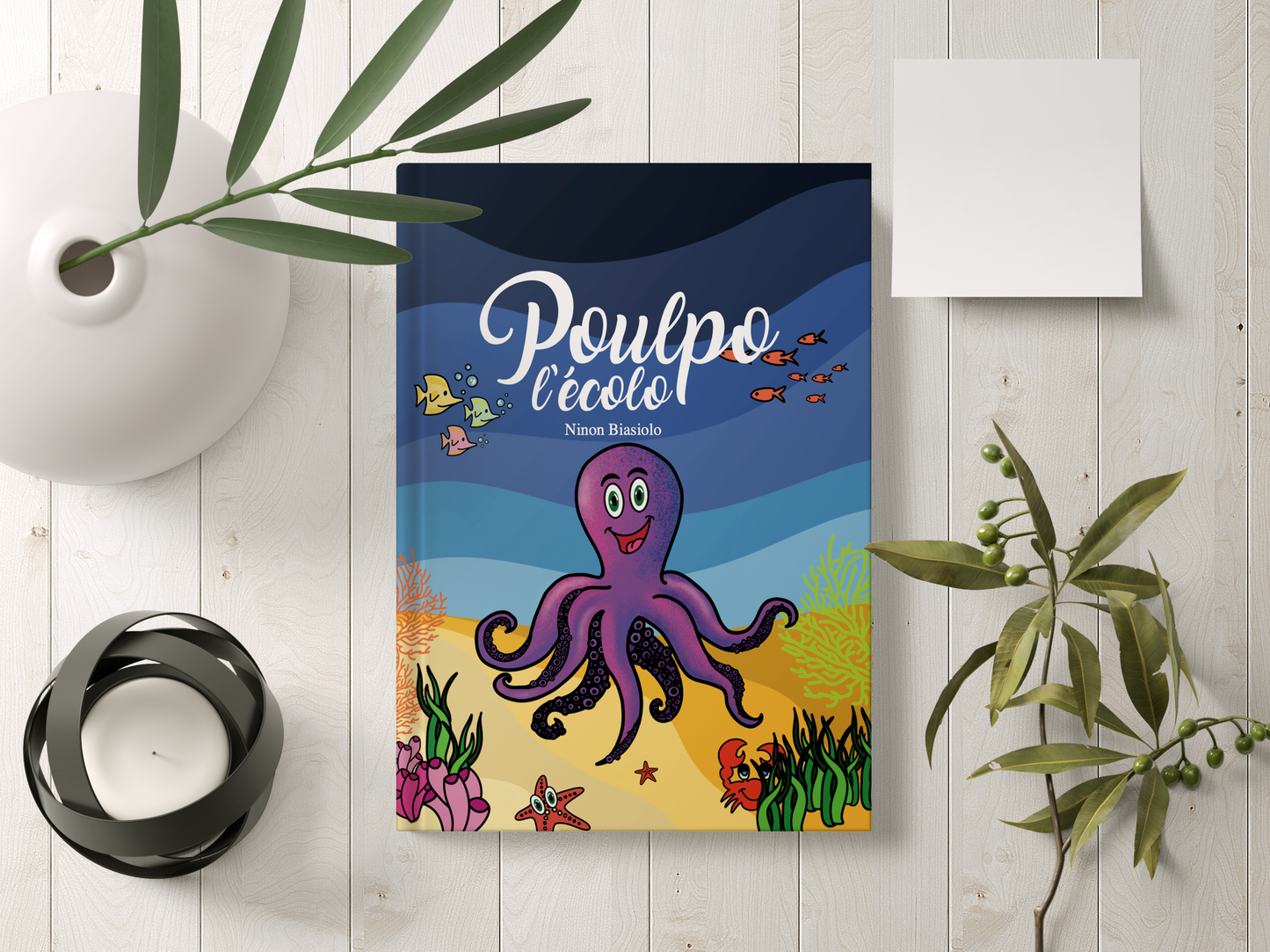 Livre Poulpo l'écolo et Lulu la tortue Tome 1