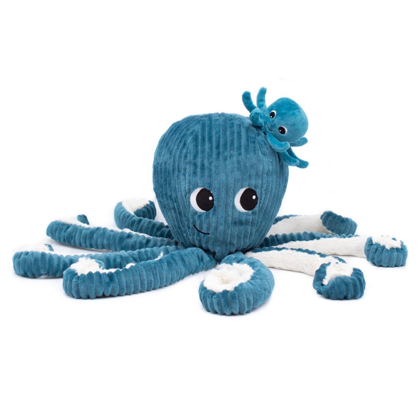 Peluche poulpe bleue