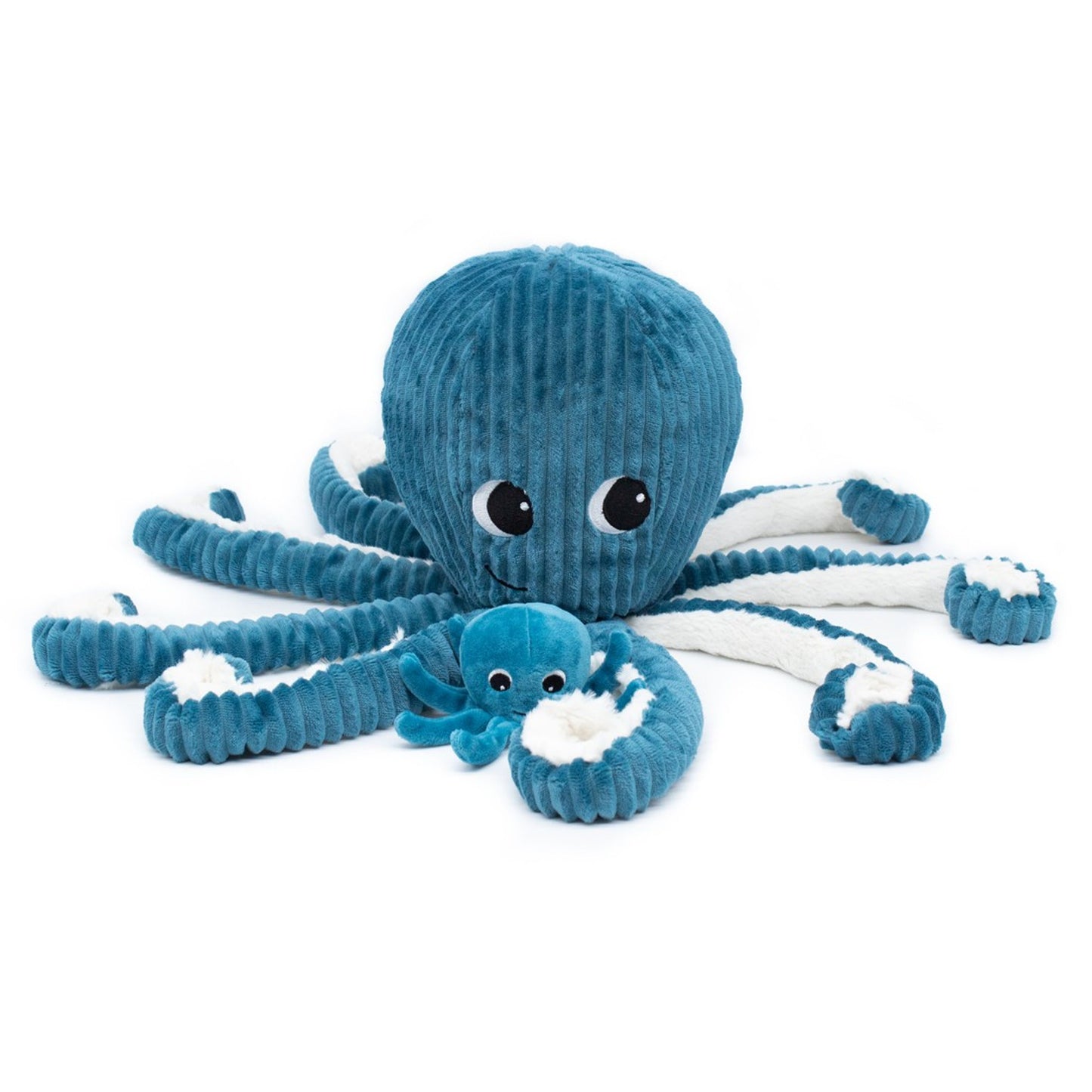 Peluche poulpe bleue