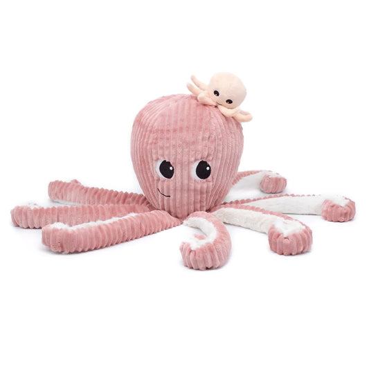 Peluche Poulpe Rose