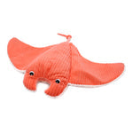 Peluche raie manta parent et son bébé corail
