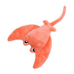 Peluche raie manta parent et son bébé corail