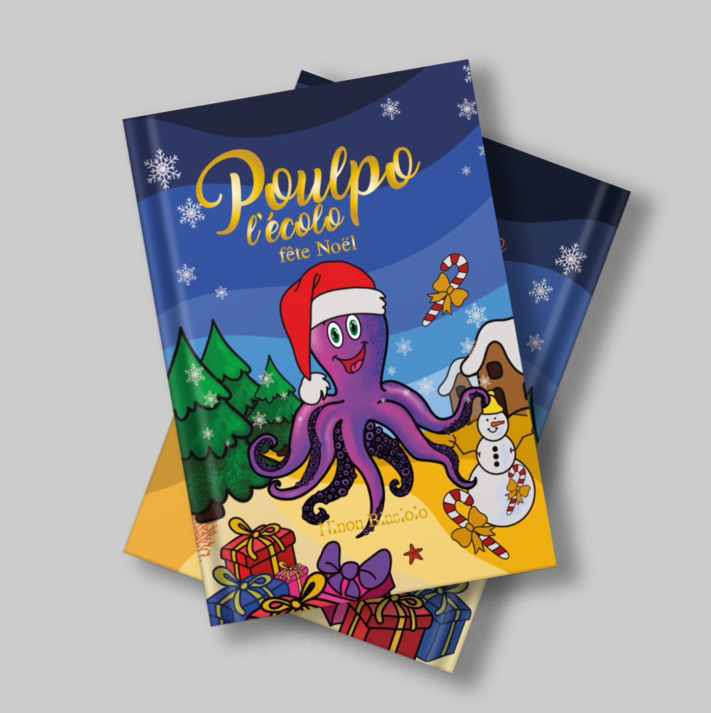 Livre Poulpo l'écolo fête noël Tome 3