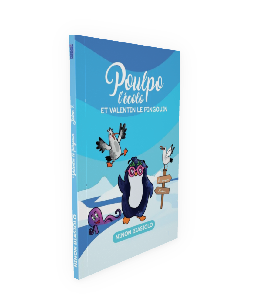 Livre Poulpo l'écolo et Valentin le pingouin