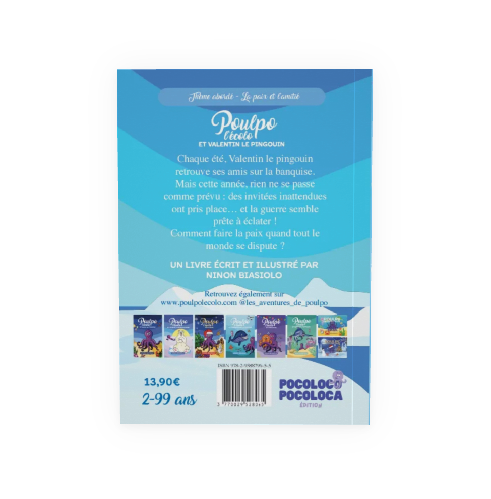 PACK 7 livres Poulpo l'écolo