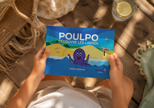 Livre POULPO DÉCOUVRE les Landes tome baby 3