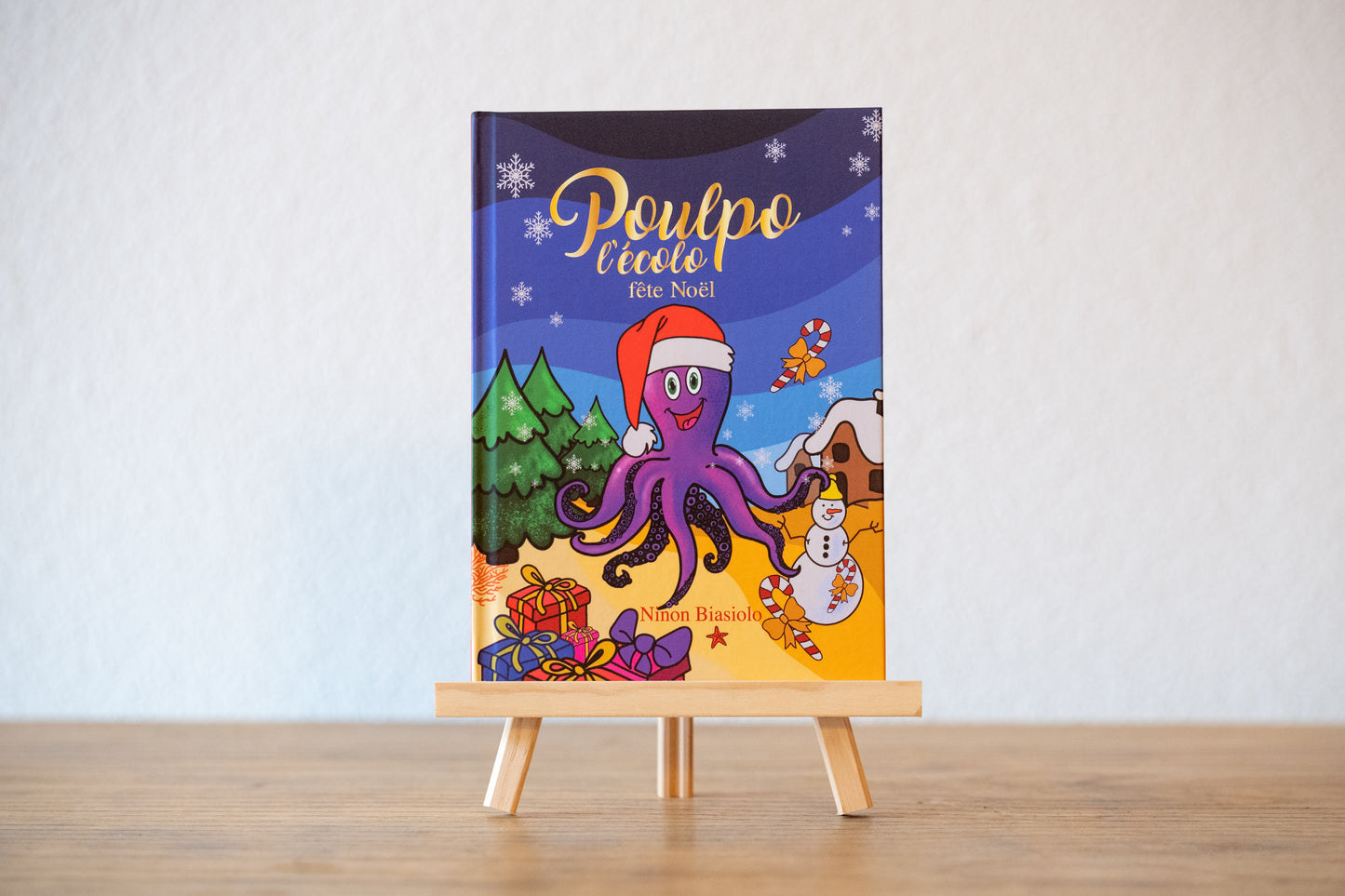 1 Poulpo l'écolo fête noël + 1 Peluche Poulpe