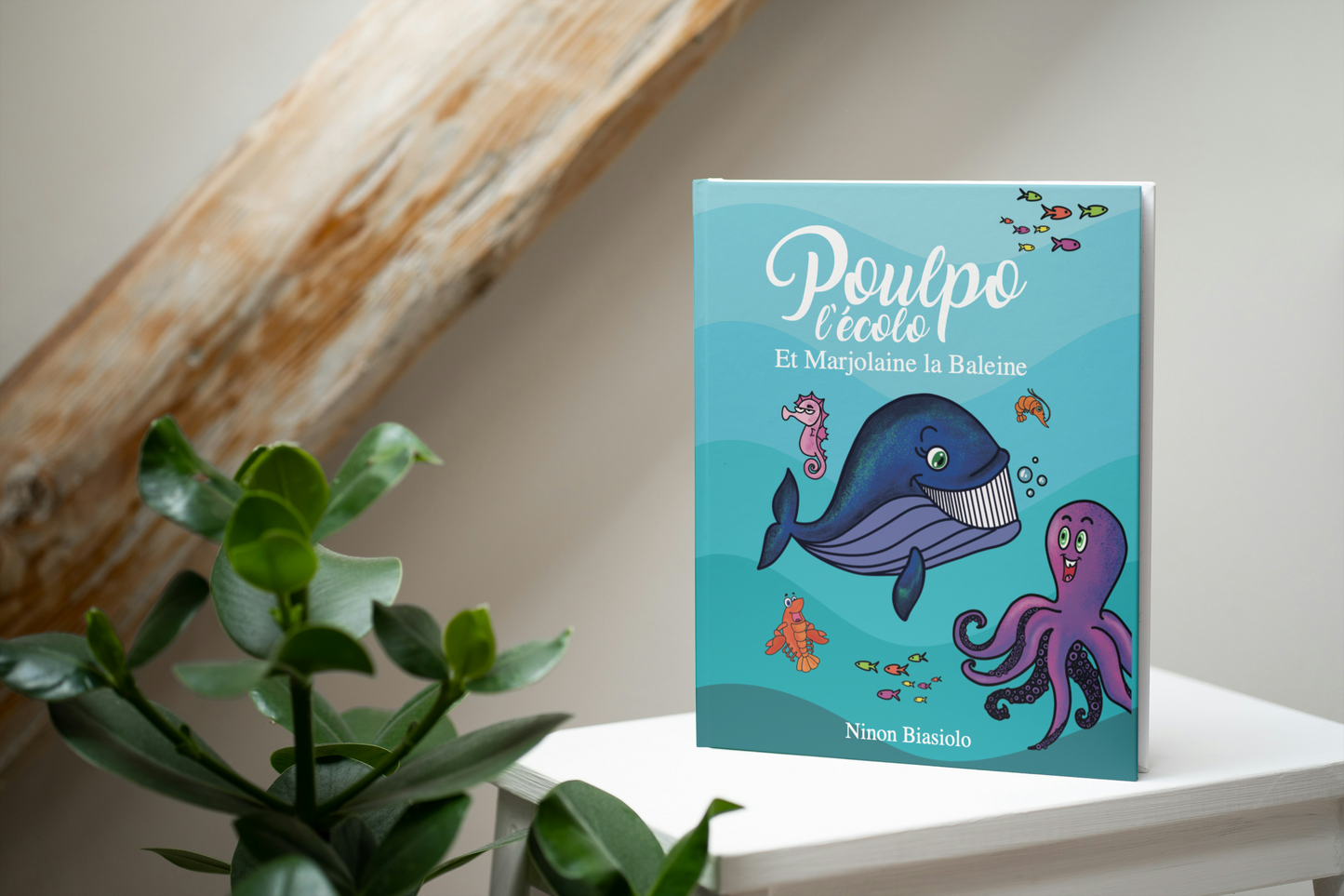 Livre Poulpo l'écolo et Marjolaine la baleine Tome 4